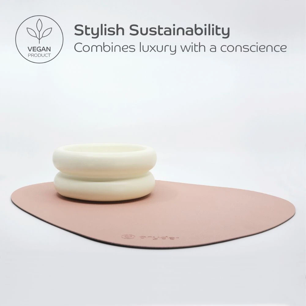 Reversible Cat And Dog Food Mat, Blush-Charcoal 8 Reversible Cat And Dog Food Mat, Blush-Charcoal - Image 6