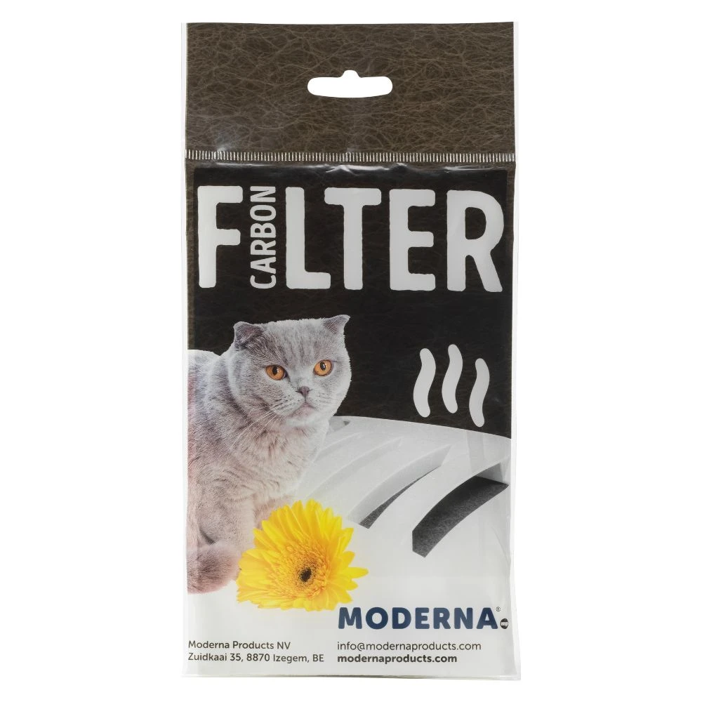 Moderna Universal Charcoal Filter For Hooded Cat Litter Boxes 3 Moderna Universal Charcoal Filter For Hooded Cat Litter Boxes