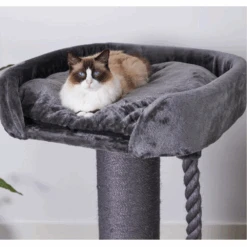 High Bed Scratching Post For Large Cats, Charcoal -Petkit Shop 15488