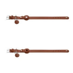 Hunter Leather Dog Collar With Apple Airtag Holder, Cognac -Petkit Shop 17 1636e063 8301 49fc b7da 051d0c8c5315