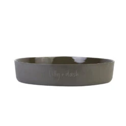 Extra Large Outdoor Dog Water Bowl, Charcoal