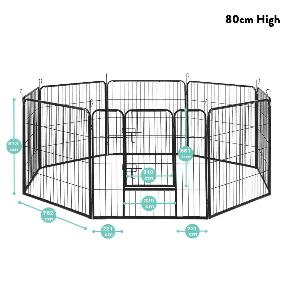 Dog Playpen - Heavy Duty 8 Panel Enclosure 8 Dog Playpen - Heavy Duty 8 Panel Enclosure - Image 6
