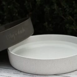 Extra Large Outdoor Dog Water Bowl, Milk Speckle 7 Extra Large Outdoor Dog Water Bowl, Milk Speckle -Petkit Shop 21 a3aab37a d76a 457b 956c fc2559a0104b