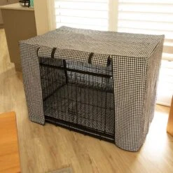 Premium Dog Crate Cover, Houndstooth 9 Premium Dog Crate Cover, Houndstooth -Petkit Shop 22CCV 1 14