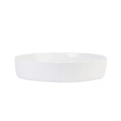 Extra Large Outdoor Dog Water Bowl, Milk Speckle