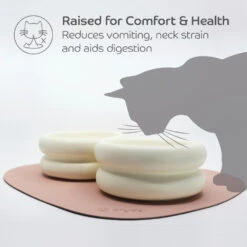 Ceramic Cat Dining Bowl - Elevated 12 Ceramic Cat Dining Bowl - Elevated -Petkit Shop 30805ab0 c6ca 4b1e 8ffa a191ef2b7387