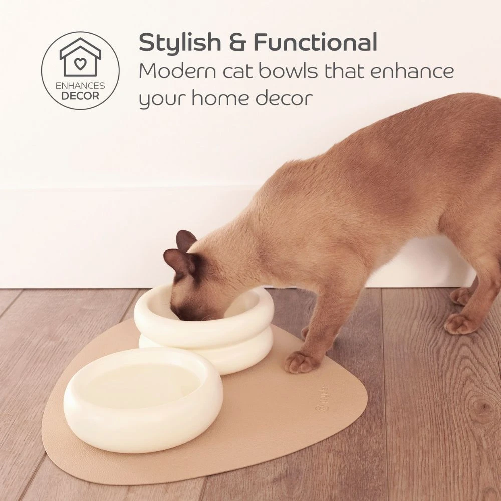 Ceramic Cat Dining Bowl - Elevated 7 Ceramic Cat Dining Bowl - Elevated - Image 5