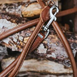 Hunter Rolled Soft Leather Dog Training Leash, Brown -Petkit Shop 36 6ac1441e c0b0 46f3 830f 5b57c7357354