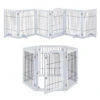 Wooden Dog Pen And Six Panel Pet Gate, White 2 Wooden Dog Pen And Six Panel Pet Gate, White -Petkit Shop 37 330acffa 206e 4b08 9c9d 0174d3a7100d