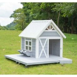 Mini Hamptons Lockable Wooden Dog House With Deck -Petkit Shop 3 ebaeafa7 c91a 4a2d 8d1c 04d56d313f9d