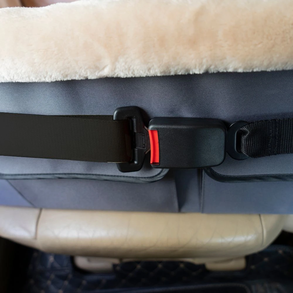 Elevated Dog Car Seat Grey | Large 10 Elevated Dog Car Seat Grey | Large - Image 8