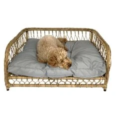 Jacob Outdoor Wicker Rope Elevated Dog Bed, Natural -Petkit Shop 52 880f963a d5ae 483d 8de6 e9dbdce353d3