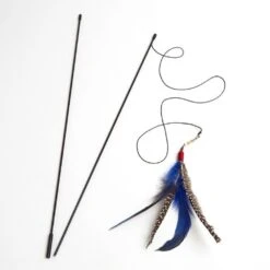 Go Cat Da Bird Cat Toy Wand With Feather