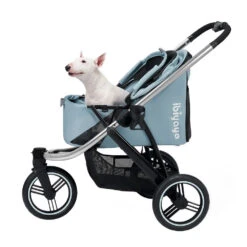 Ibiyaya The Beast Pet Jogger Stroller, Flash Grey -Petkit Shop 56 08f4820f 633d 424a 8b02 56085d2ce350
