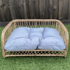 Jacob Outdoor Wicker Rope Elevated Dog Bed, Natural -Petkit Shop 58 2801332d acda 4cbd 8b19 a04eb4cbed06