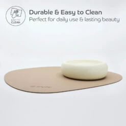 Reversible Cat And Dog Food Mat, Charcoal-Oatmeal -Petkit Shop 597aaa21 964b 4992 899d 4acc1845237d