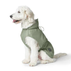 Hunter Milford Raincoat For Dogs With Harness Opening, Olive Green -Petkit Shop 63 3b5092ff d5c1 4160 be73 5e9a75bd5c1e