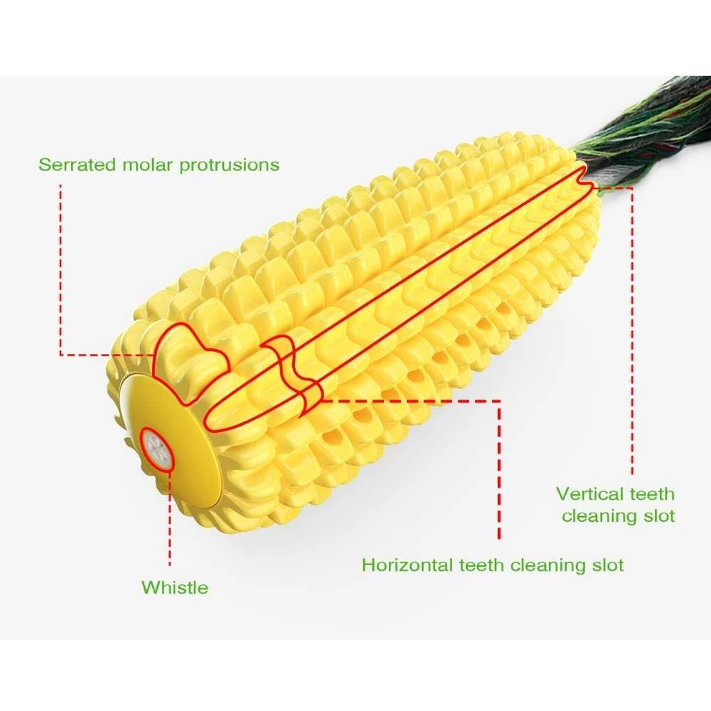 Corn-shaped Dental Chew Dog Toy 4 Corn-shaped Dental Chew Dog Toy - Image 2