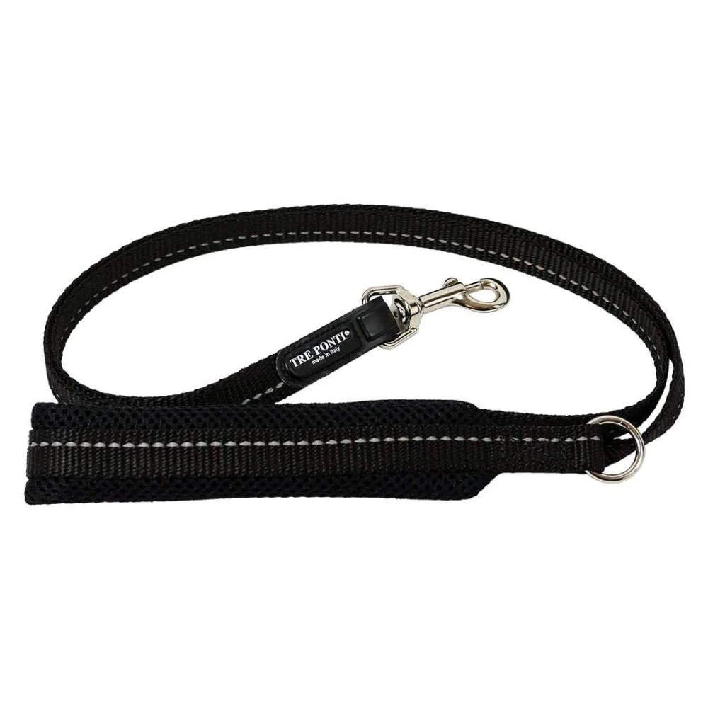 Tre Ponti Mesh Dog Lead, Black 5 Tre Ponti Mesh Dog Lead, Black - Image 3