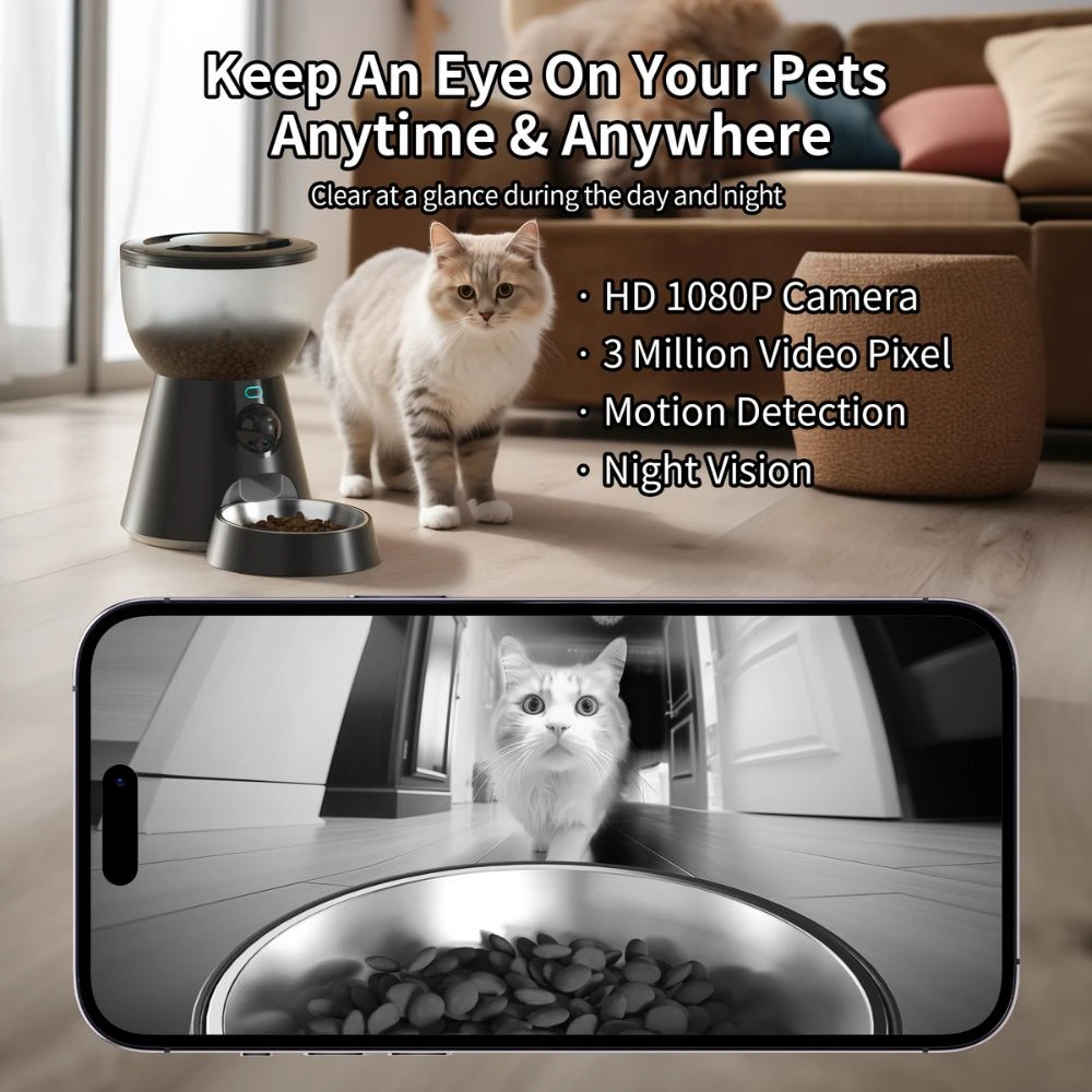 Smart Automatic Feeder With HD Camera 5 Smart Automatic Feeder With HD Camera - Image 3