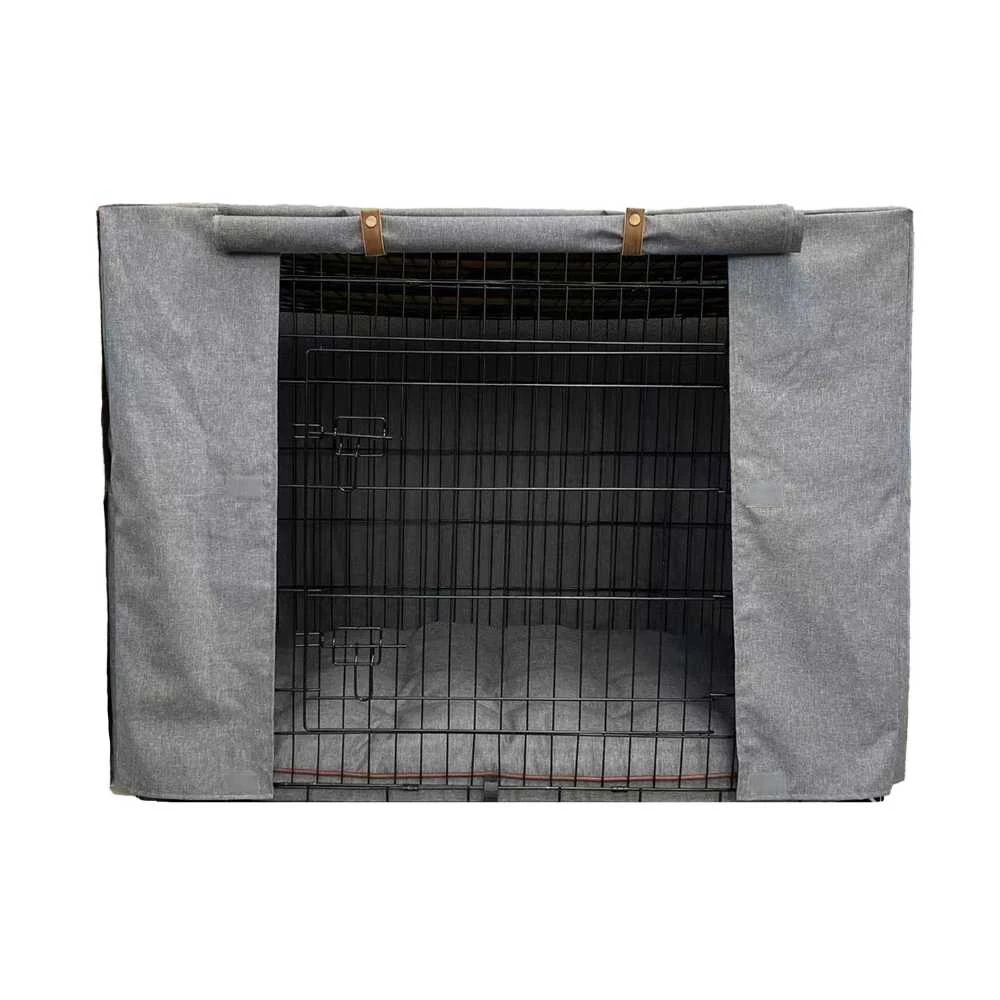 Premium Dog Crate Cover, Storm Grey 3 Premium Dog Crate Cover, Storm Grey