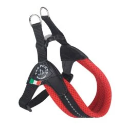 Tre Ponti Mesh Adjustable Girth Easy Fit Pet Harness, Red -Petkit Shop 87 Copy