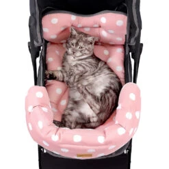 Ibiyaya Pet Stroller Comfort Liner Set, Pink -Petkit Shop FP0026 S P 03