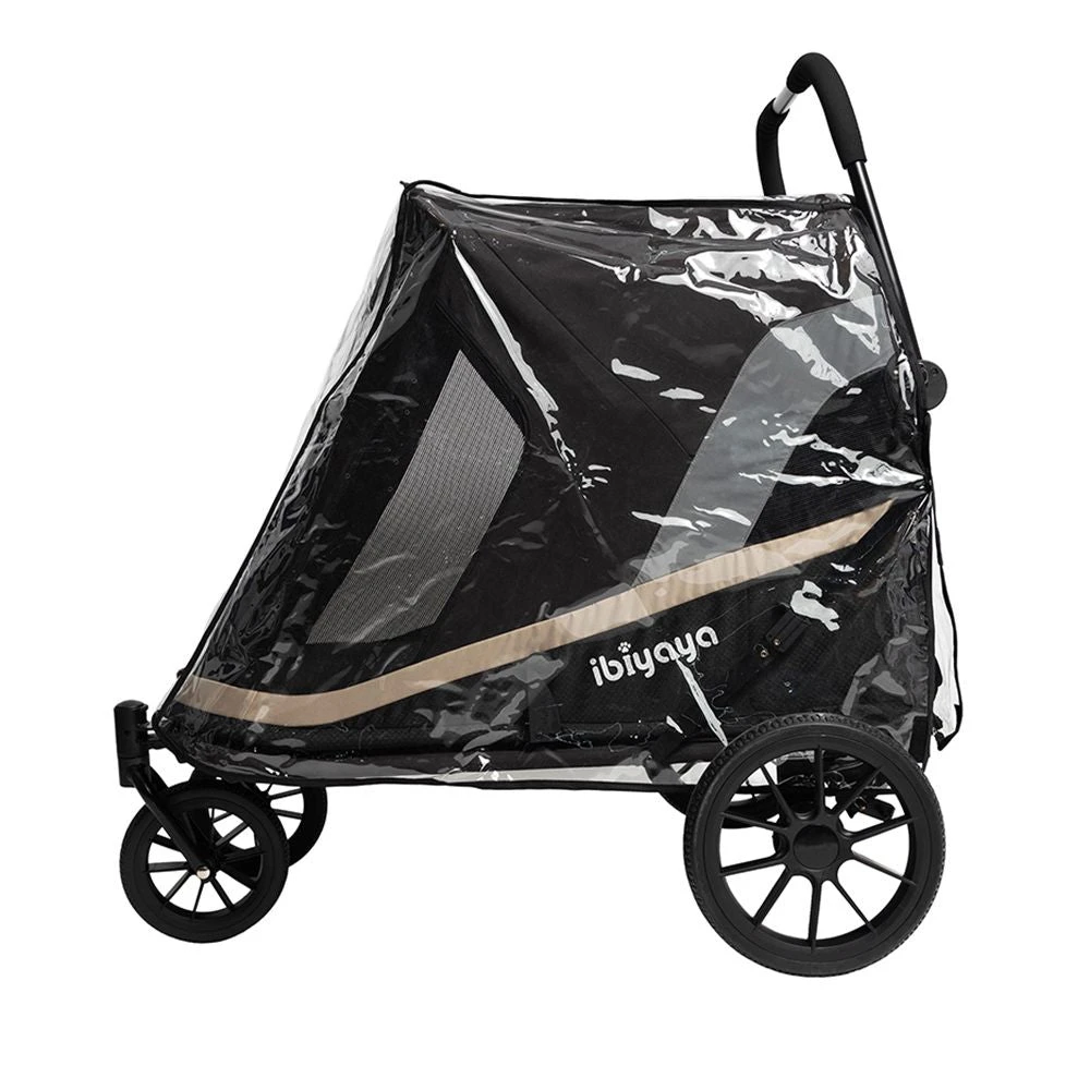 Rain Cover For Ibiyaya Grand Cruiser Dog Stroller 4 Rain Cover For Ibiyaya Grand Cruiser Dog Stroller - Image 2