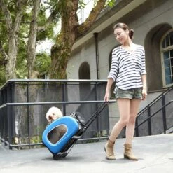 Ibiyaya EVA 5-in-1 Combo Pet Carrier, Pram & Backpack, Chocolate -Petkit Shop FS1009 BR.PT07