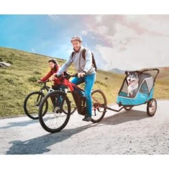 Ibiyaya Happy Pet V2 Bike Trailer & Jogger, Ocean Blue -Petkit Shop FS2080 B.PT07
