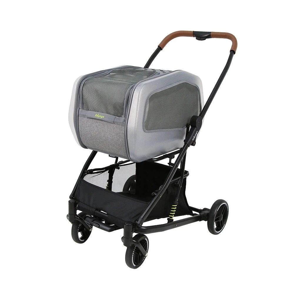 Ibiyaya NeoRider Multipurpose Detachable Pet Stroller, Silver Mist 3 Ibiyaya NeoRider Multipurpose Detachable Pet Stroller, Silver Mist