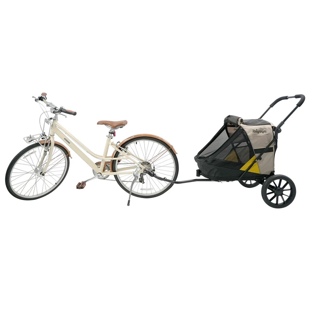 Ibiyaya Minika 3-in-1 Pet Stroller System, Arizona Tan 4 Ibiyaya Minika 3-in-1 Pet Stroller System, Arizona Tan - Image 2