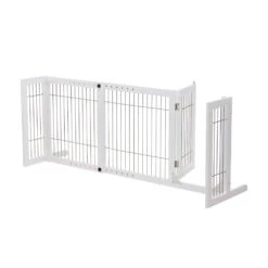 Freestanding Retractable Dog Barrier With Gate 19 Freestanding Retractable Dog Barrier With Gate -Petkit Shop GMW 1711 WL openthedoor