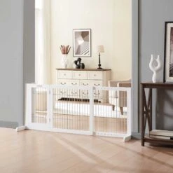 Freestanding Retractable Dog Barrier With Gate 16 Freestanding Retractable Dog Barrier With Gate -Petkit Shop GMW 1711 WLLifestyle
