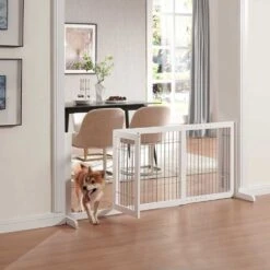 Freestanding Retractable Dog Barrier With Gate 17 Freestanding Retractable Dog Barrier With Gate -Petkit Shop GMW 1711 WLLifestyle2
