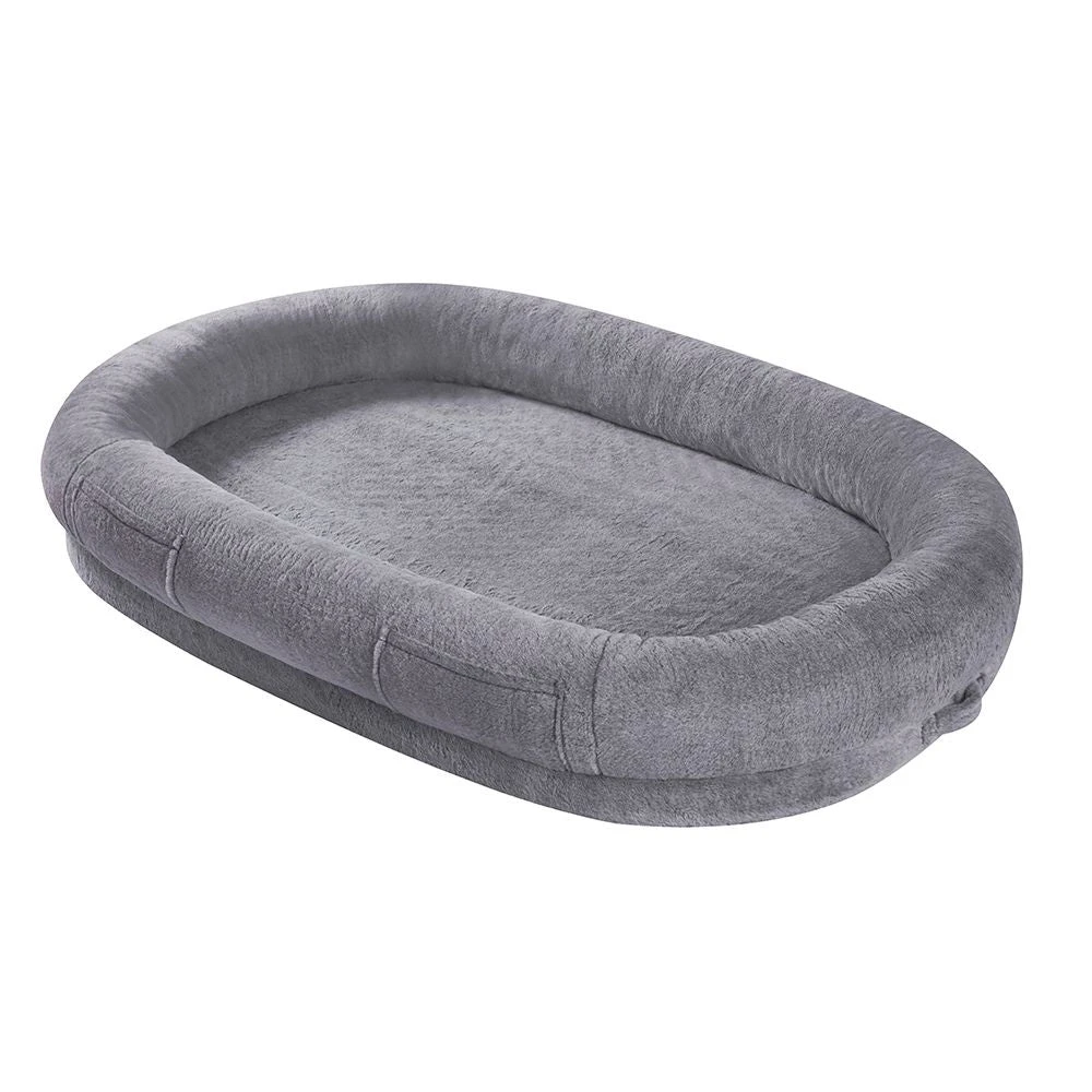 Comfort Plus Human Dog Bed, Dark Grey 3 Comfort Plus Human Dog Bed, Dark Grey