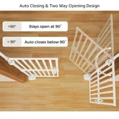 Extra Tall Retractable Pet Gate For Dogs & Cats -Petkit Shop GMW UH5255 6