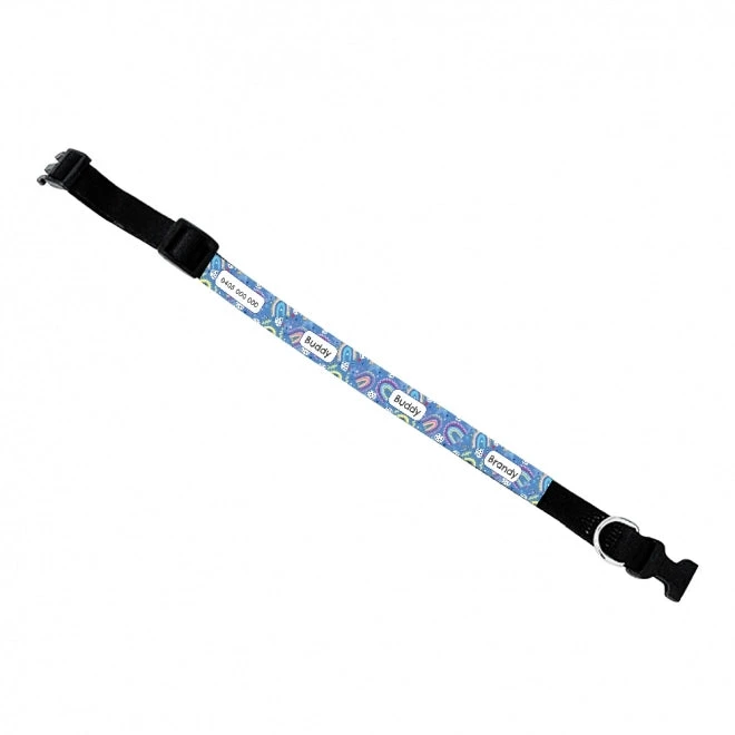 Personalised Dog Collar - Rainbow Dreams 4 Personalised Dog Collar - Rainbow Dreams - Image 2