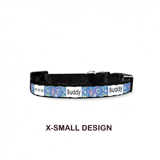 Personalised Dog Collar - Rainbow Dreams 7 Personalised Dog Collar - Rainbow Dreams - Image 5