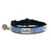 Personalised Cat Collar - Rainbow Dreams 2 Personalised Cat Collar - Rainbow Dreams -Petkit Shop IDPCCAT832 Rainbowdreams Blue
