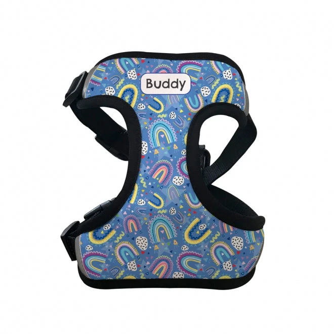 Personalised Pet Harness - Rainbow Dreams 3 Personalised Pet Harness - Rainbow Dreams