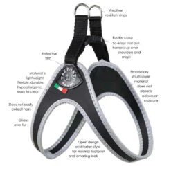 Tre Ponti Genesis Step In Harness For Dogs And Cats, Black -Petkit Shop TrePonti 1000px 8c82f56d 1c53 4c0c 9538 448b94ba7ba1