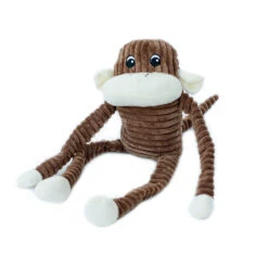 Zippy Paws Crinkle Superman Monkey Plush Dog Toy
