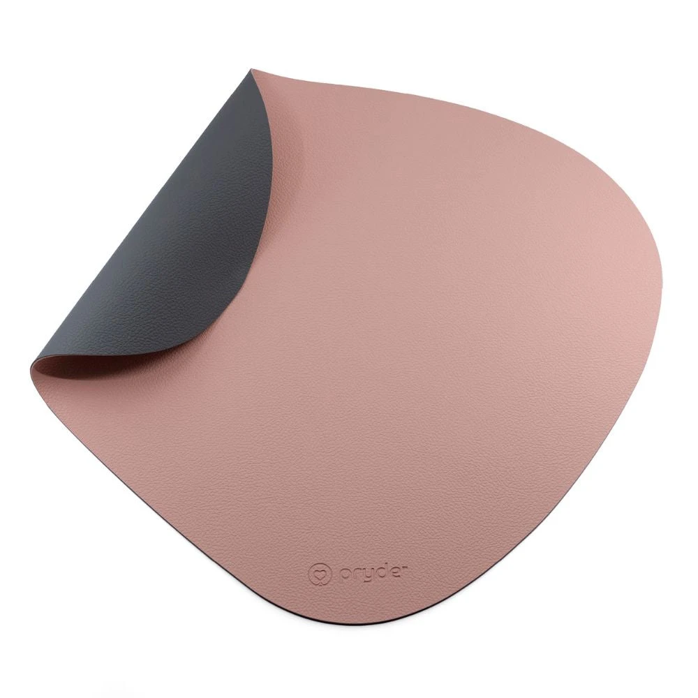 Reversible Cat And Dog Food Mat, Blush-Charcoal 4 Reversible Cat And Dog Food Mat, Blush-Charcoal - Image 2