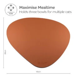 Reversible Cat And Dog Food Mat, Chestnut-Navy -Petkit Shop b36cb843 7db9 4fee 9e69 4b9835e9b417