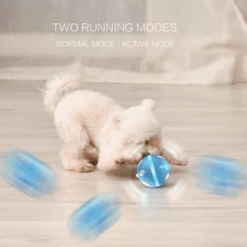 BENTOPAL Colourful LED Self-Rolling Smart Ball -Petkit Shop bentopal cat toy bentopal colourful led self rolling smart ball for dogs cats blue 36297478930651