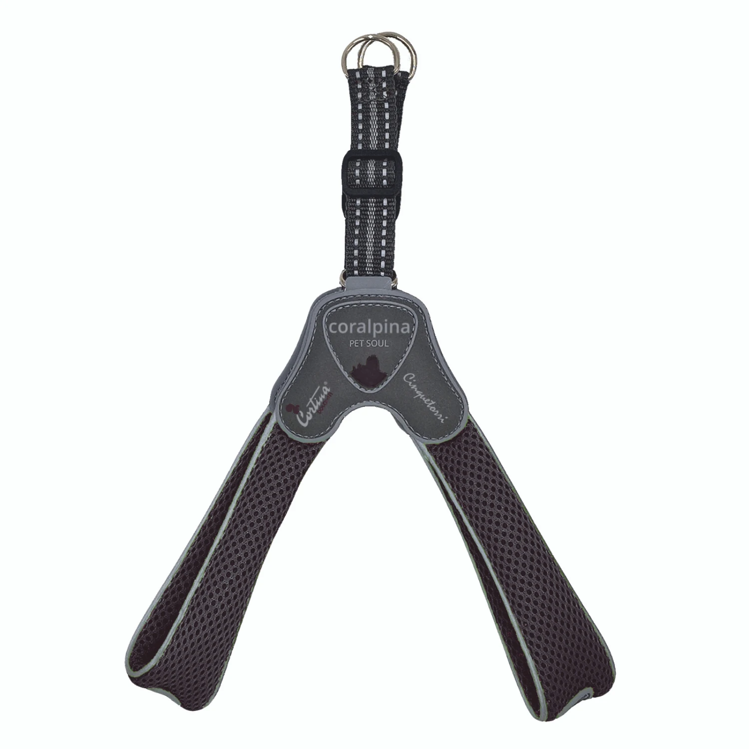 Cinquetorri Step-in Dog Harness, Charcoal 3 Cinquetorri Step-in Dog Harness, Charcoal