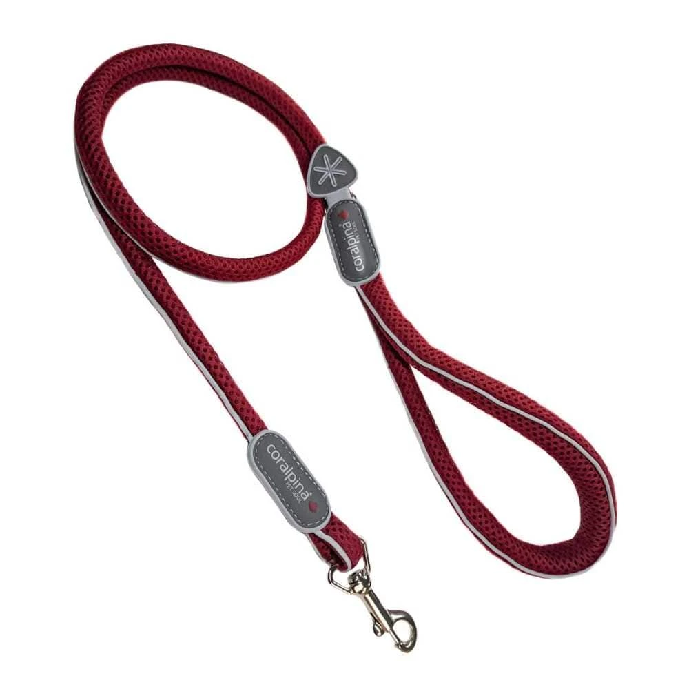 Cinquetorri Dog Leash, Red Wine 3 Cinquetorri Dog Leash, Red Wine