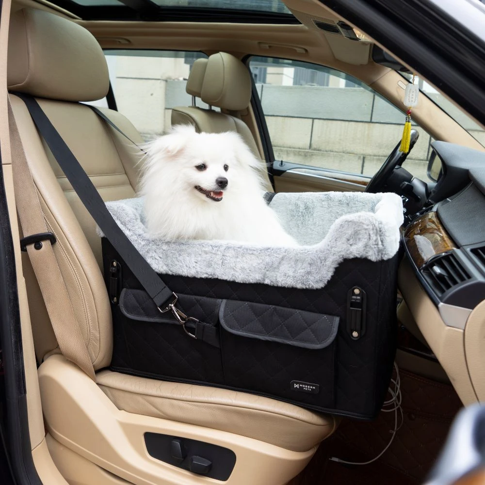 Elevated Dog Car Seat Black | Medium 4 Elevated Dog Car Seat Black | Medium - Image 2
