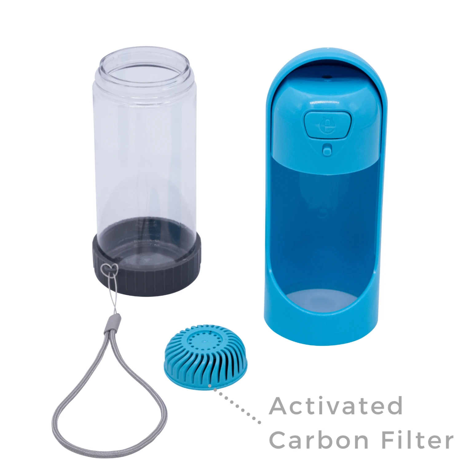 Elspet Collapsible Pet Water Bottle, Blue 7 Elspet Collapsible Pet Water Bottle, Blue - Image 5